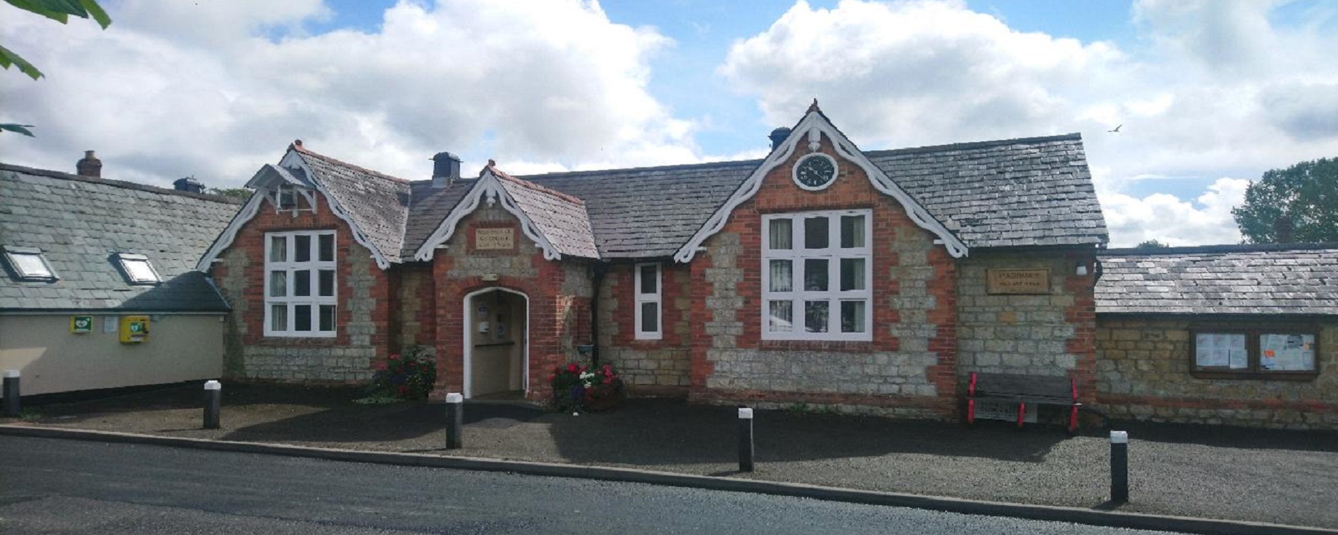 This is a picture of Padbury Village Hall which was formerly the village school